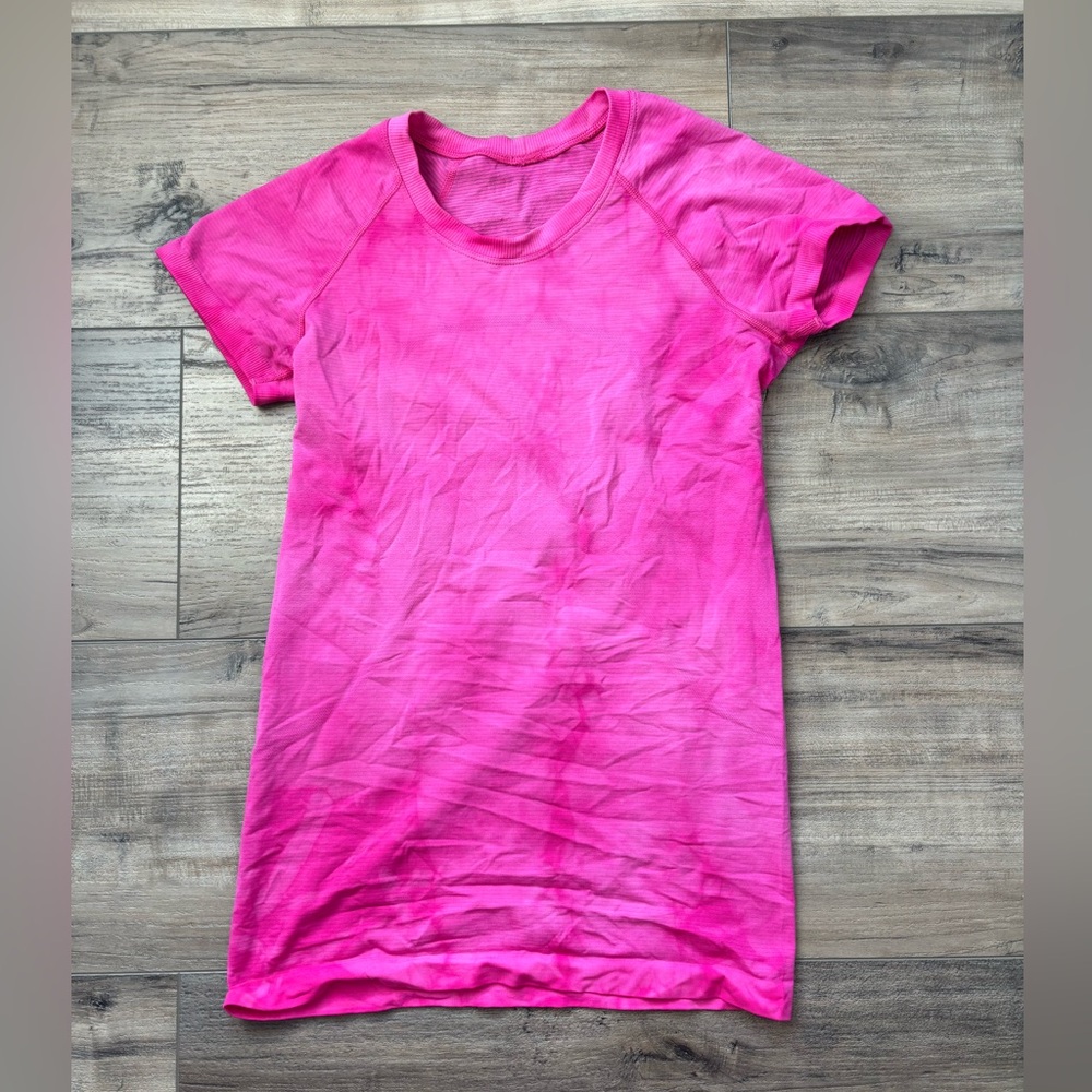 Lululemon Pink Tie-Dye Swiftly Tech